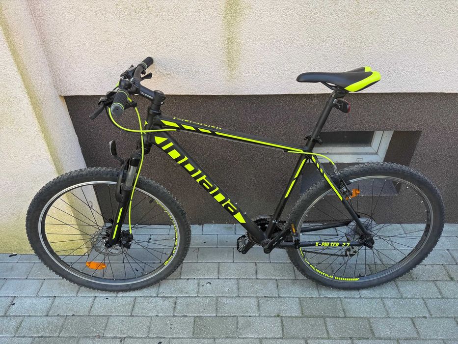 Rower górski MTB INDIANA X-Pulser 2.7 M21 27.5 cala męski Czarno-żółty