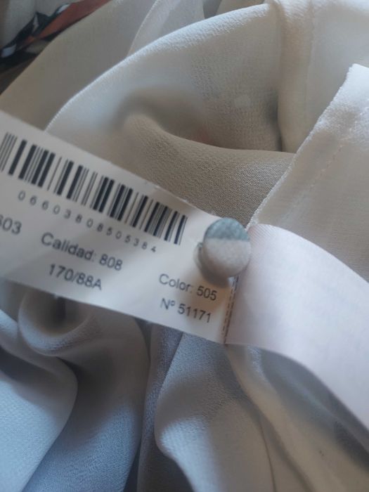 Vestido plissado Massimo Dutti