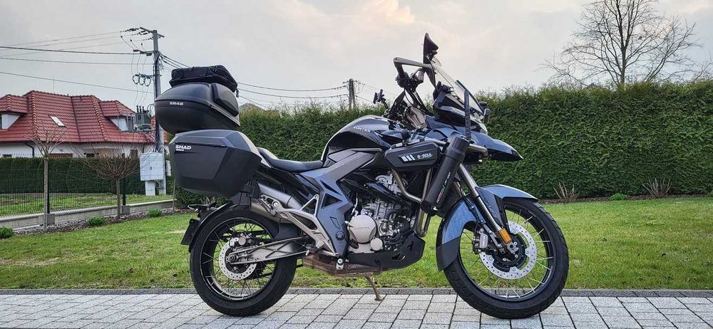 Motocykl turystyk, Navi, kamery, Car Play, kat. A2, zamiana, zamienię
