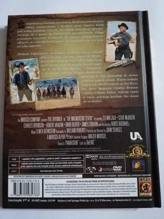 Siedmiu wspaniałych film dvd western / DVD / Film
