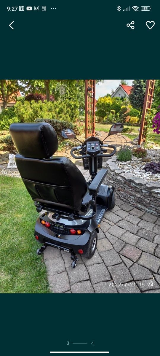 skuter inwalidzki elektryczny Drive Envoy