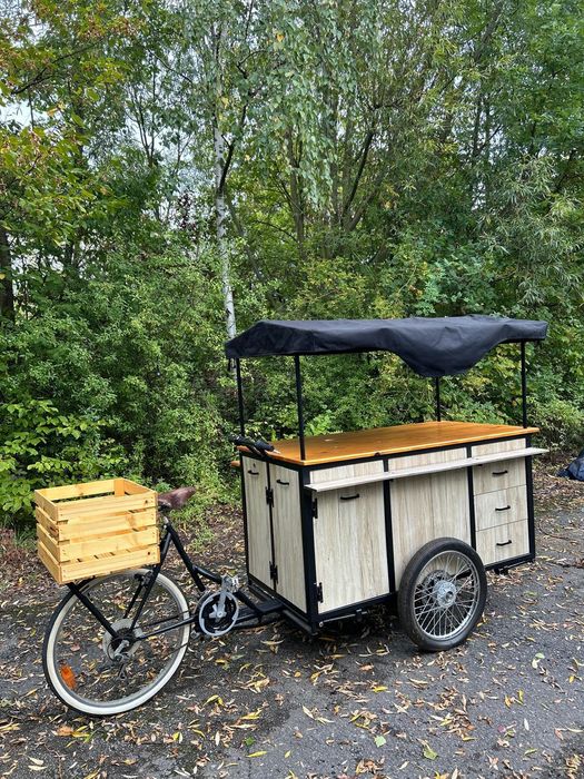 Rower gastronomiczny, food bike, coffee bike.