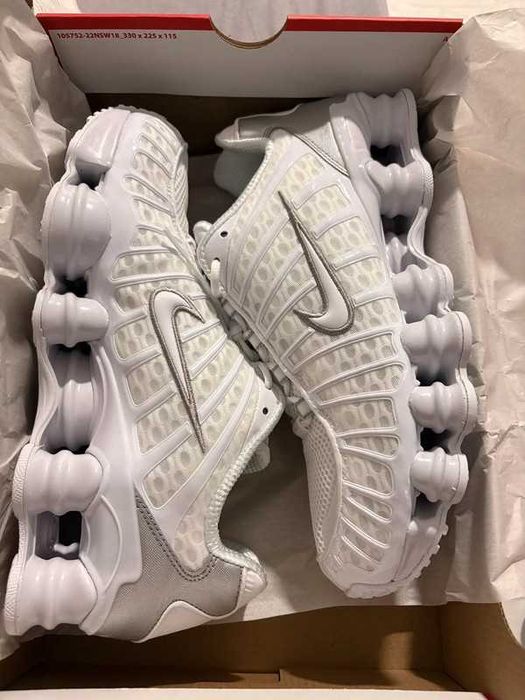 Buty meskie Moda/do Nike_Shox_TL_White Biegania /ROZ 40