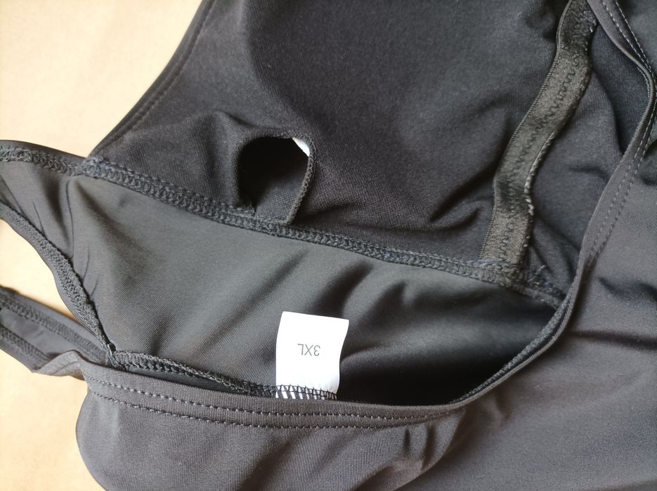 3xl kostium kąpielowy jednoczęściowy czarny wyszczuplajacy modelujący