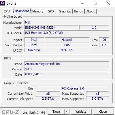 Płyta główna MSI B85M G43 LGA1150 pod intel Gen4 i7 i5 i3