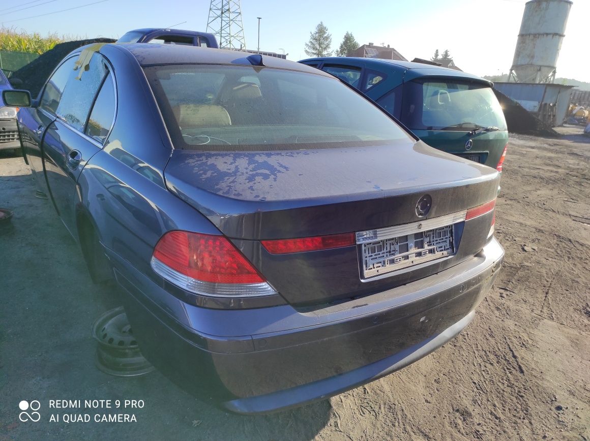 BMW E65 BMW 7 na części maska zderzak 3.0 diesel wysyłka