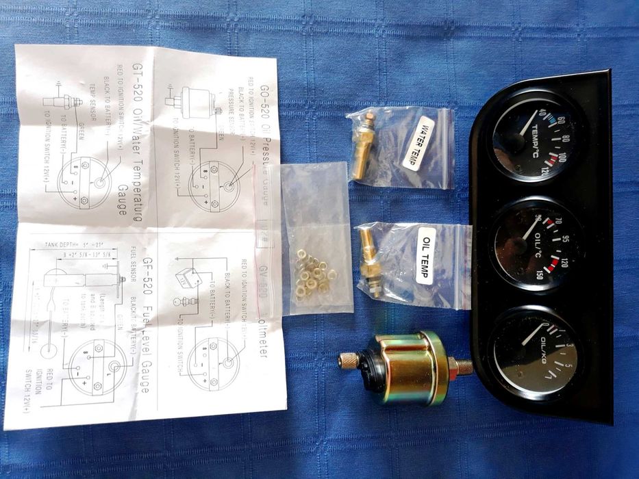 Amperímetro,Termómetros, Manómetros,sensores e suportes