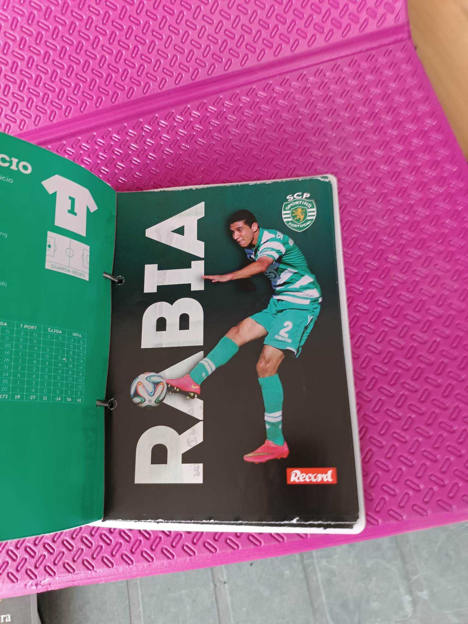 Colecção em fascículos plantel Sporting 2014/2015