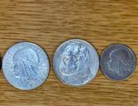 Monety Piłsudski 1936 Głowa Kobiety 5 zlotych 2 zlote