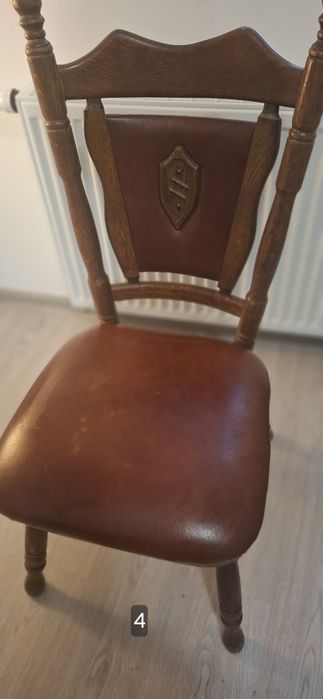 Holenderskie krzesła dębowe 4 sztuki