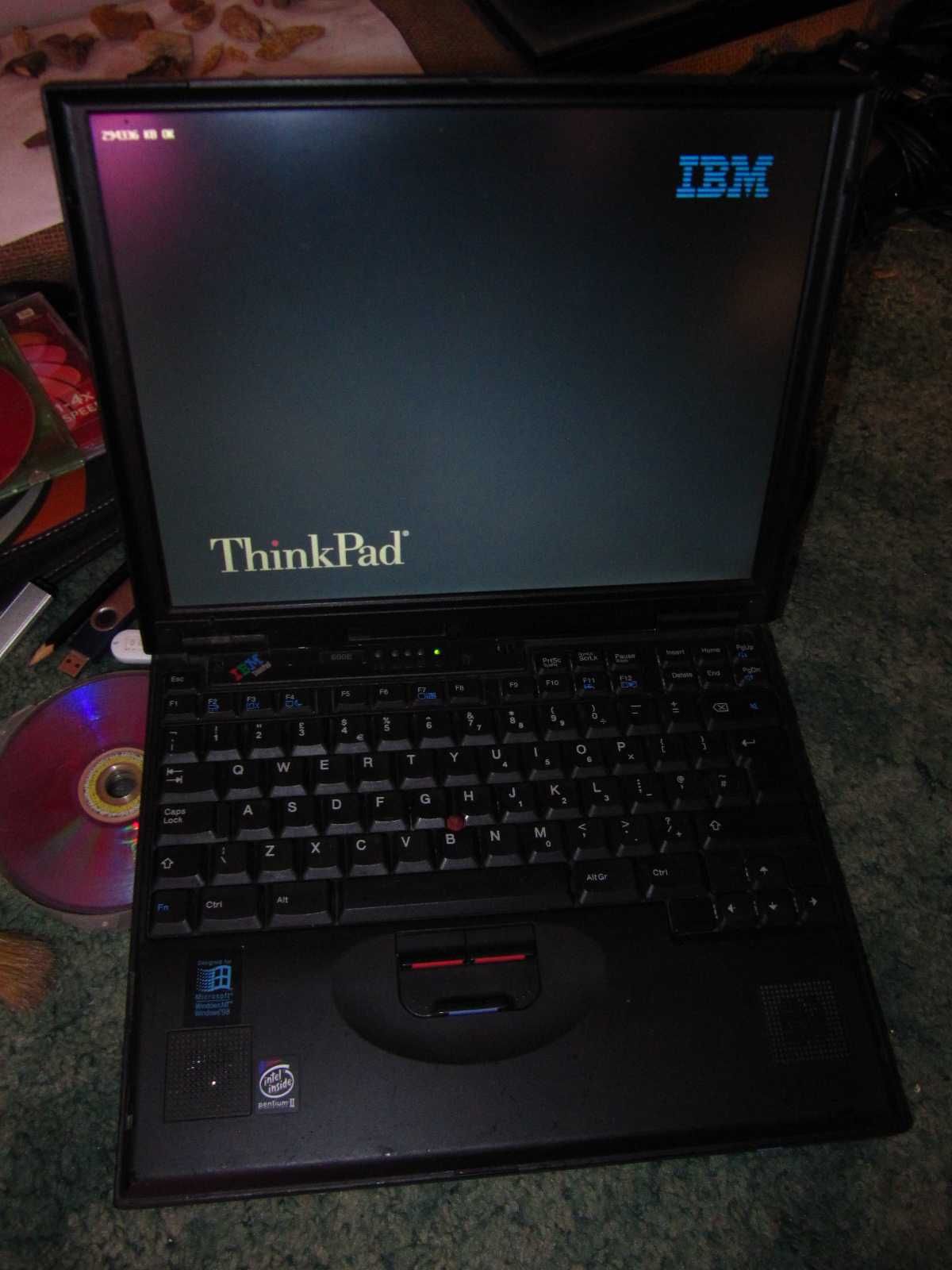 Колекційний ноут IBM ThinkPad 600E Type 2645, 1998 рік, робочий