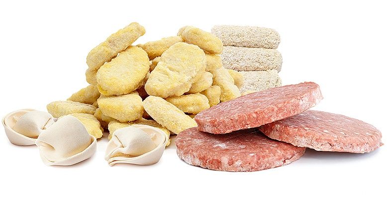 Замороженные полуфабрикаты / пельмени / вареники / голубцы / котлеты