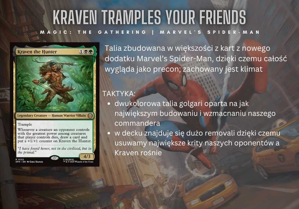 Magic the Gathering Commander | Marvel's Spider-Man Kraven the Hunter