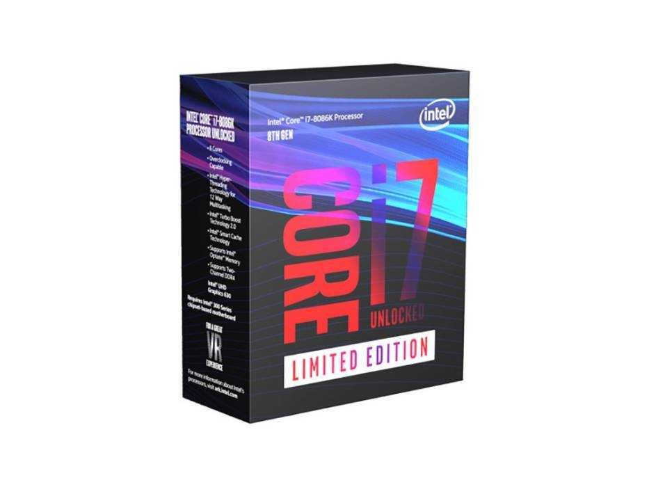 Ексклюзив! s1151v2 процесор Intel Core i7-8086K 5GHz