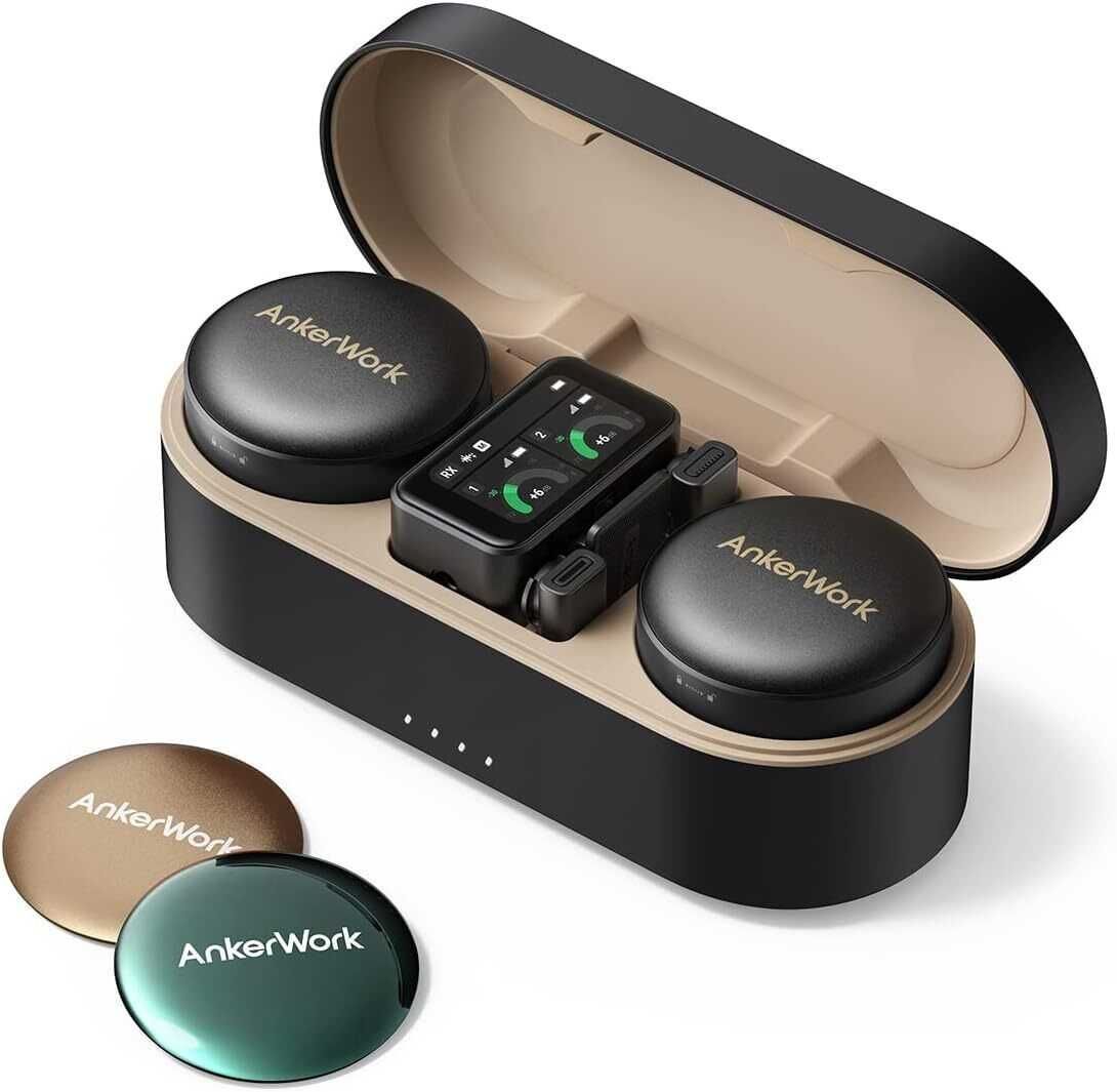 Бездротовий мікрофон AnkerWork M650 Wireless Microphone радіосистема
