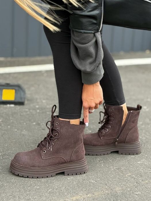 Женские Зимние Ботинки на меху, ботинки зимние, жіночі черевики