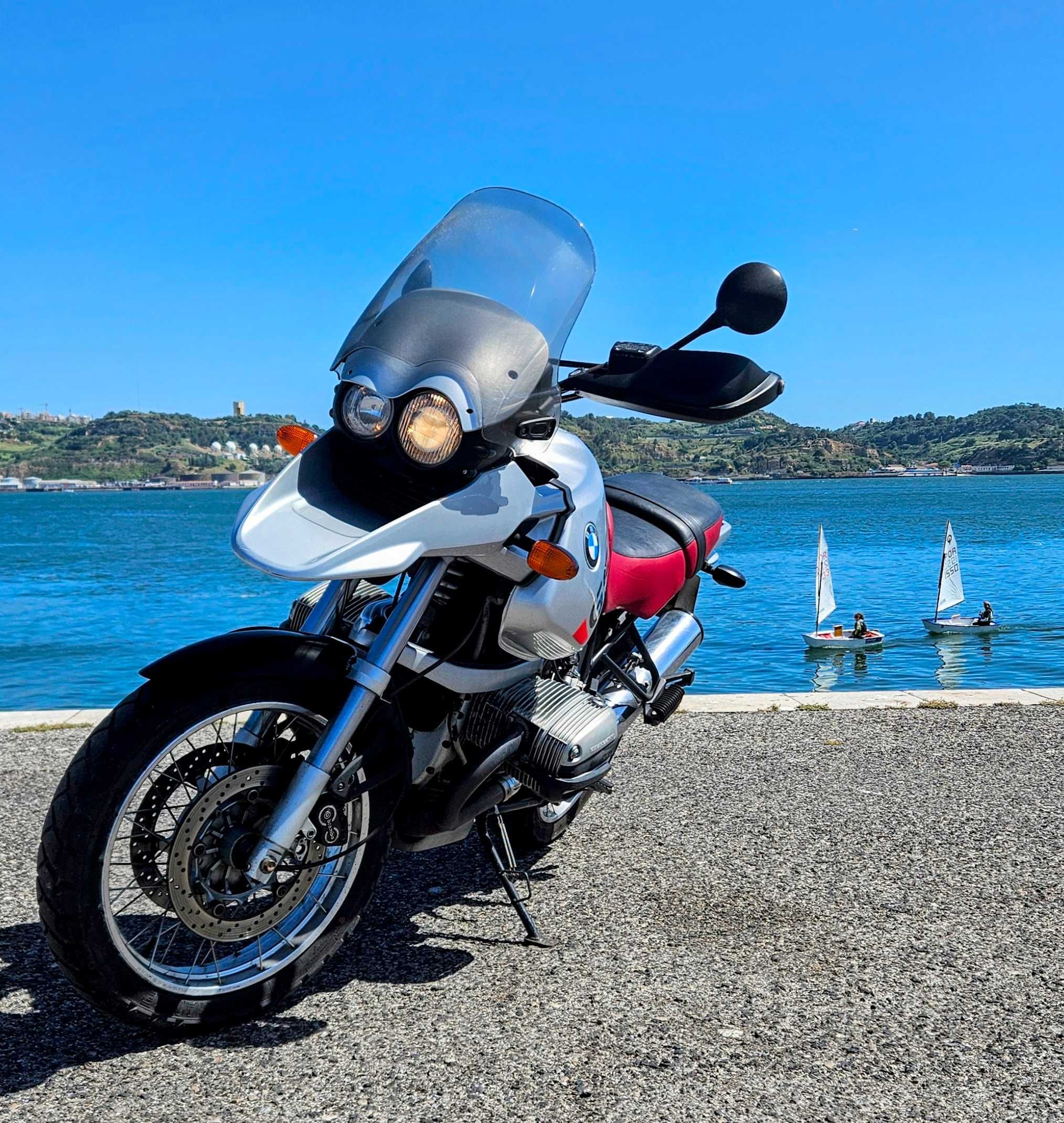 Mota BMW R 1150 GS + revisão + topcase + crashbars