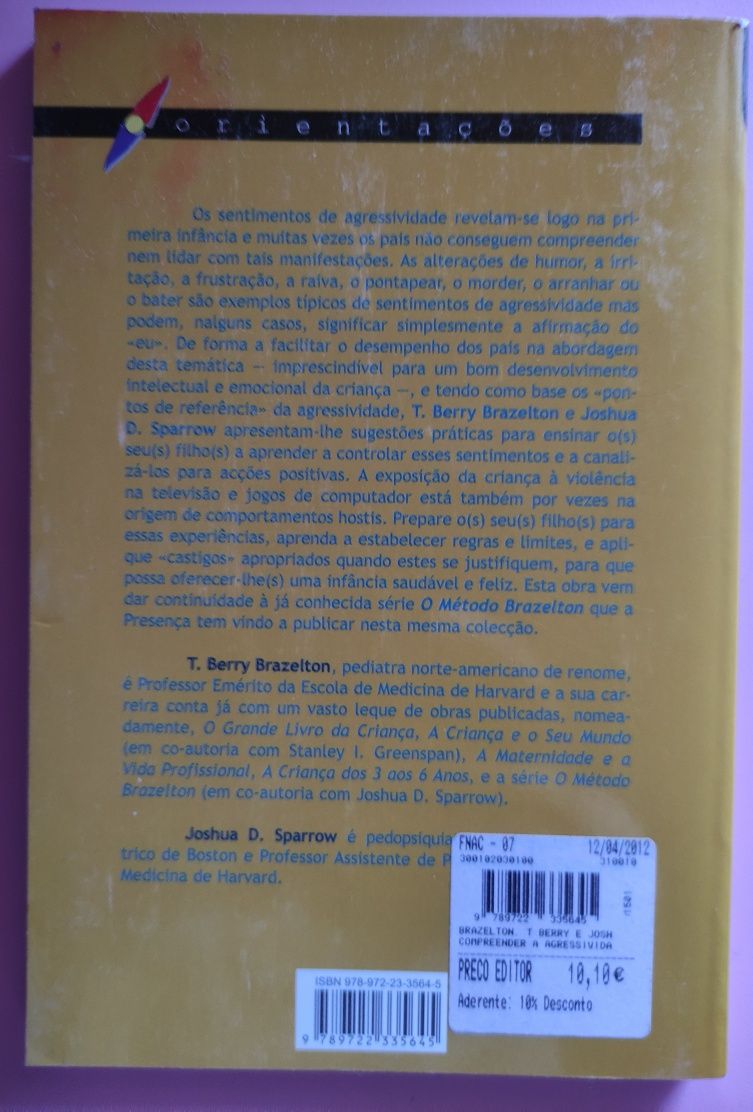 Livro "Método Brazelton - Compreender a agressividade na criança"