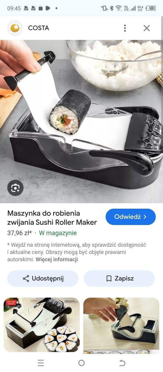 Maszynka do robienia sushi