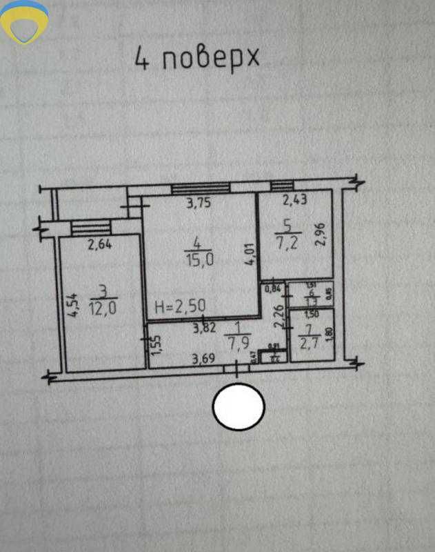 Продам 2 комнатную квартиру на Черёмушках