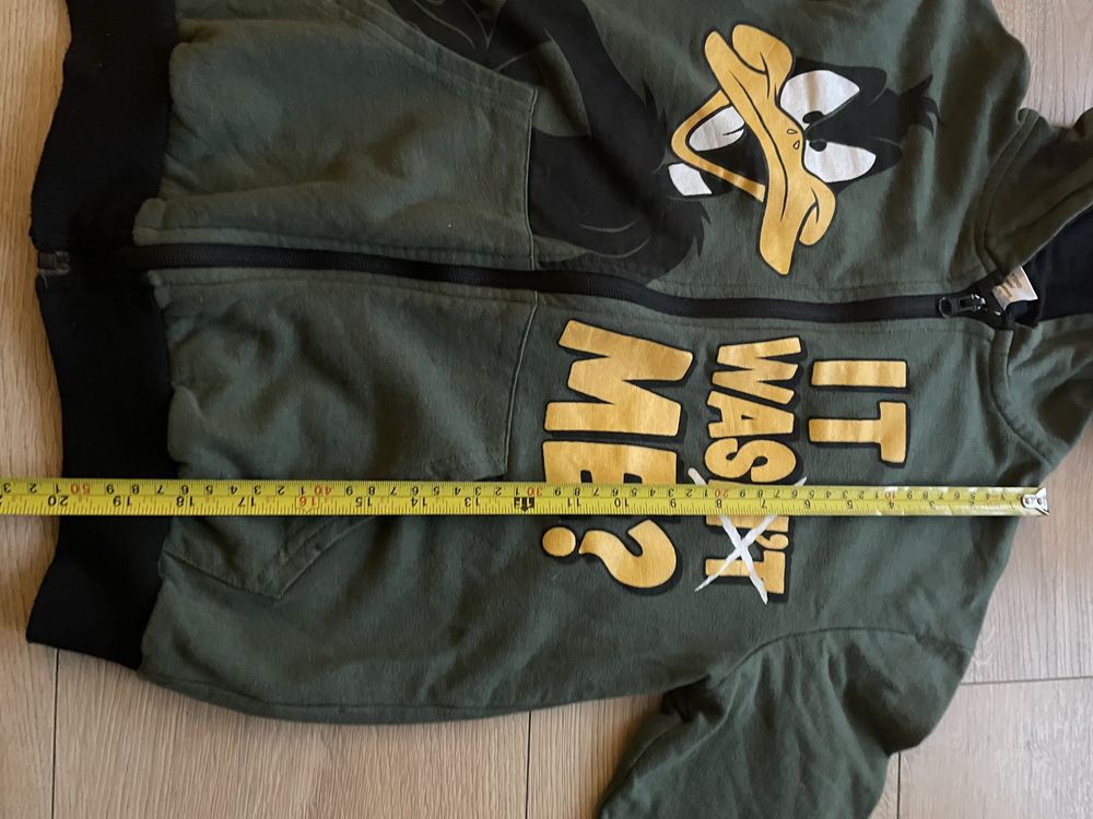 Bluza kaczor daffy looney tunes jak nowa 146 140 hm zara pepco