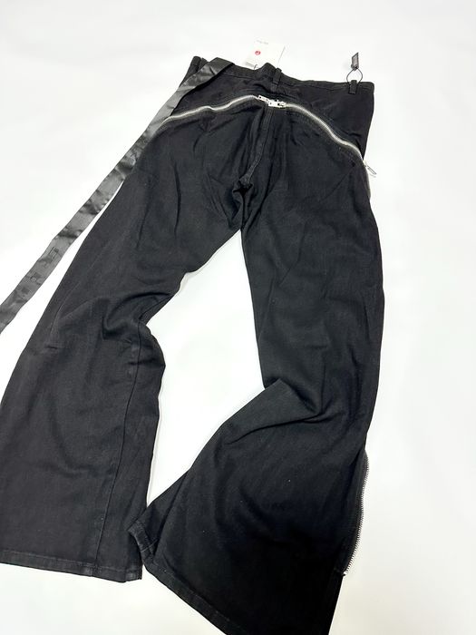 Штаны джинсы клеш flared jeans Rick Owens black opium archive erd M