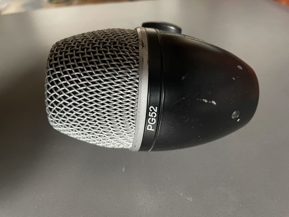 Shure PG52 -mikrofon bas bęben dynamiczny kardioida