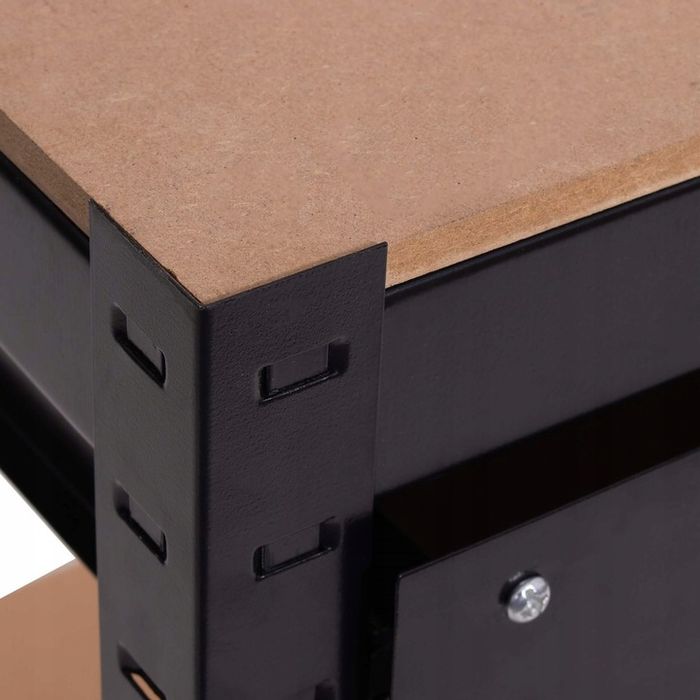 Stół Warsztatowy Blat Roboczy Narzędziowy Do Garażu Solidny Duży +hacz