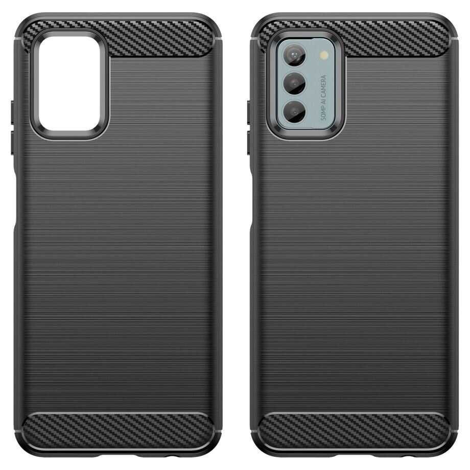 Противоударный чехол накладка для Nokia G22 G42 карбон Нокиа Ж22 Ж42