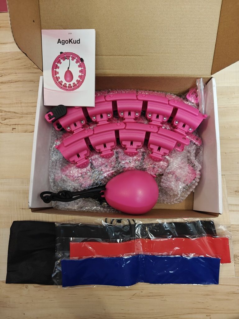 Hula hop różowe smart N353