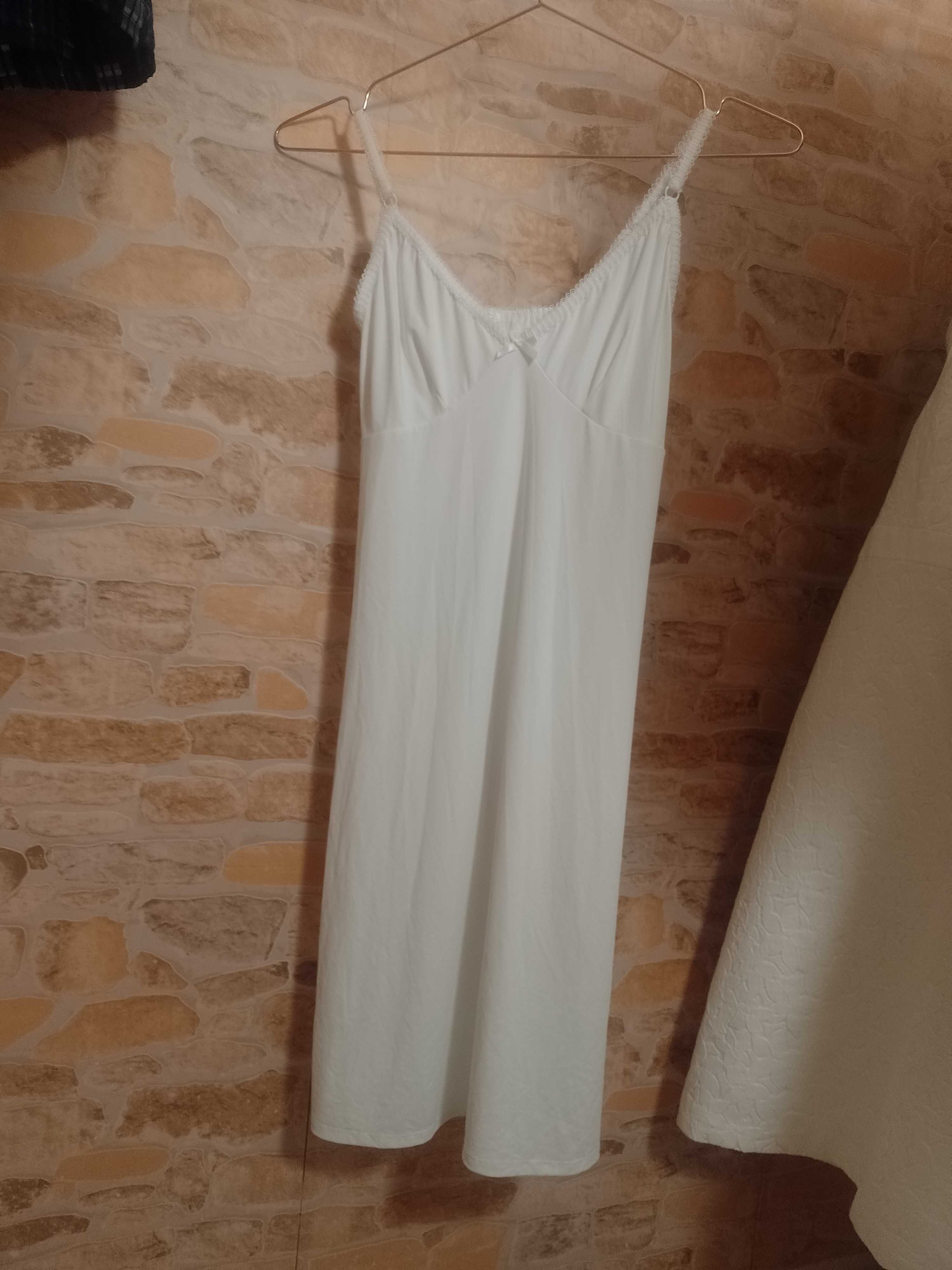 (S/M) Biała halka pod sukienkę z Londynu