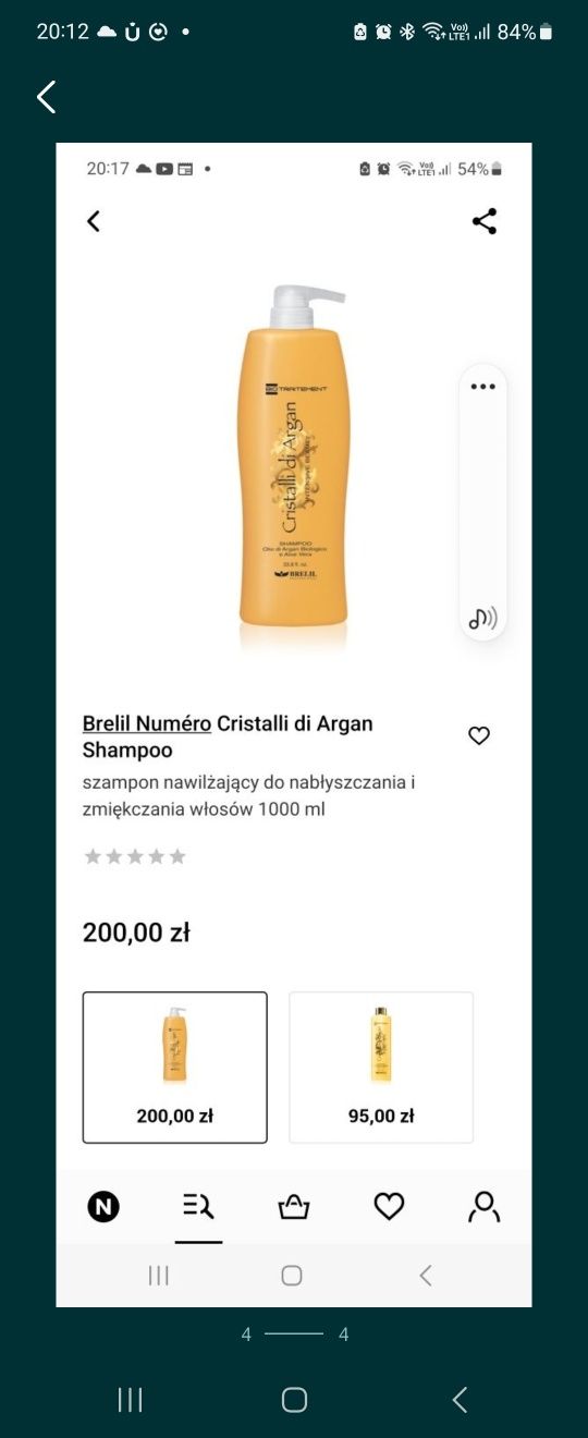 Brelil Cristalli di Argan shampoo,1000ml