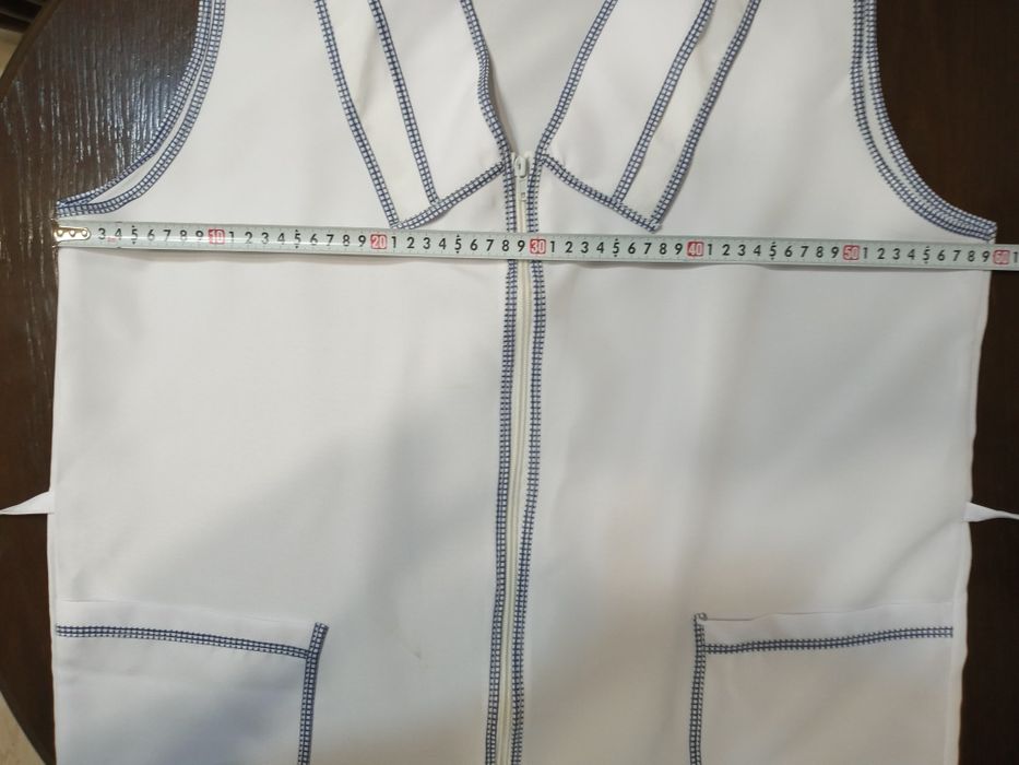 Халат белый, р.56 Габардин