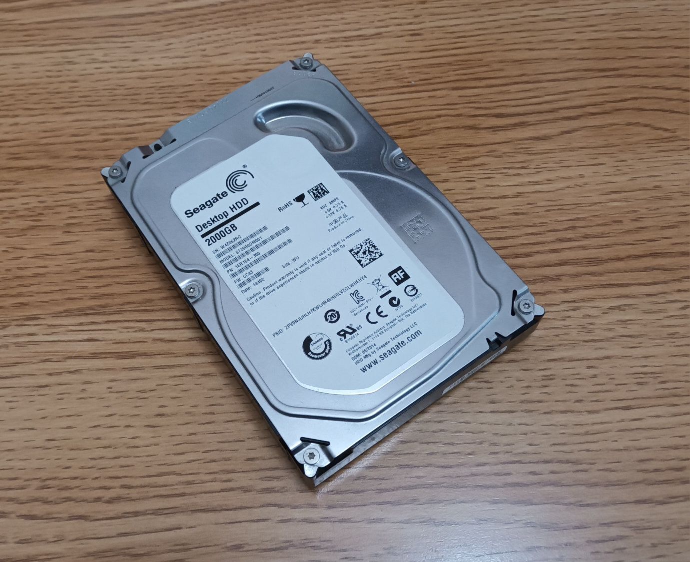 HDD/Disco Rigido de 2 Tb da Seagate