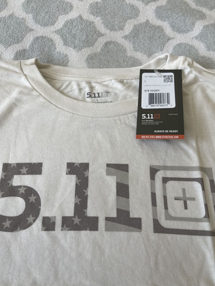 Футболка жіноча 5.11 tactical SILVER FLAG LOGO TEE розмір M