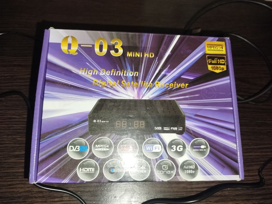 Тюнер для супутникового телебачення q-03 mini hd