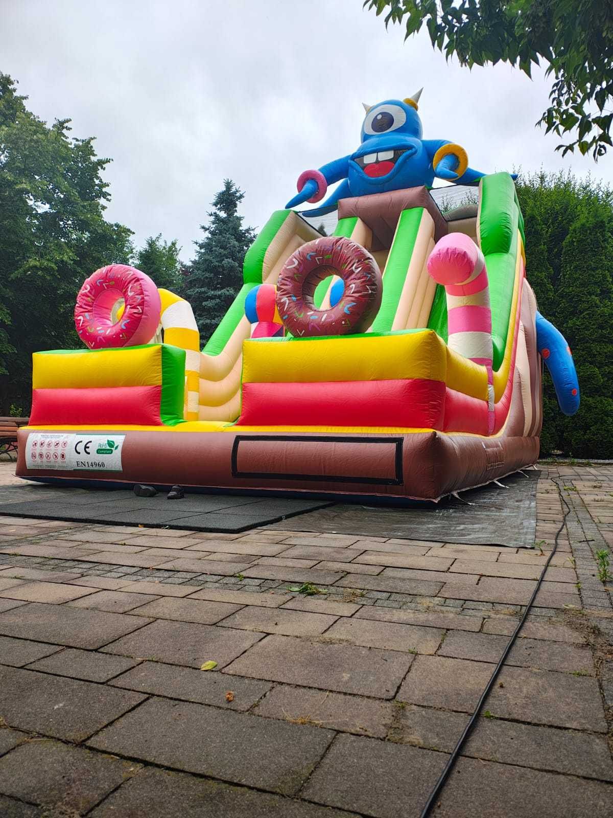 Wynajem dmuchańca Monster, dmuchana zjeżdżalnia