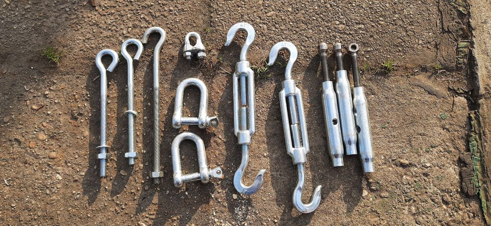 Wyprzedaż garażowa szekle haki dwustronne nowe