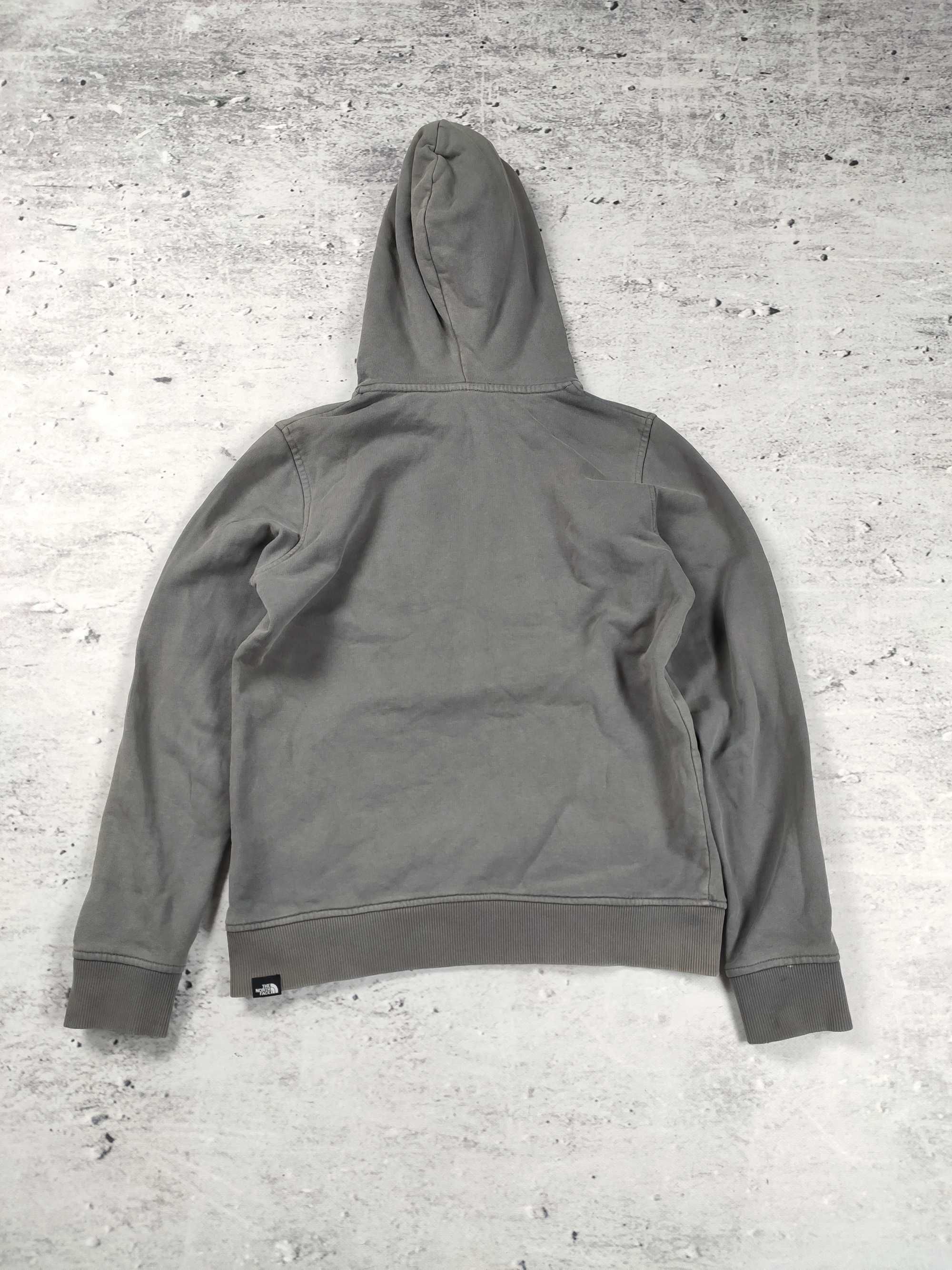 Bluza The North Face szara z kapturem hoodie junior damska r. XL