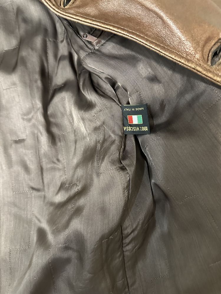 Шкіряна куртка кожанка італійська