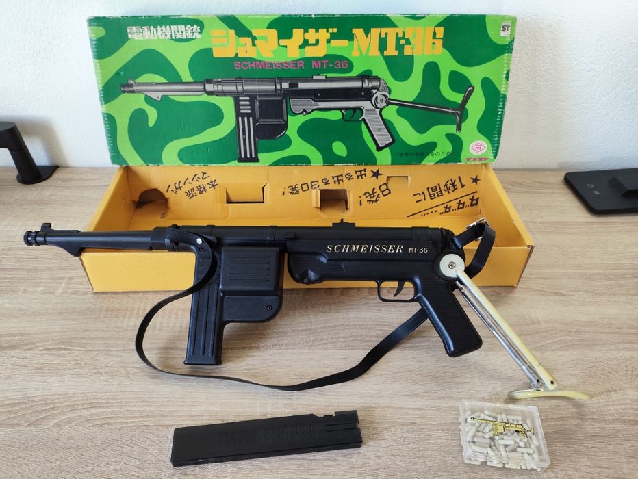 Arma Brinquedo Japan Vintage Antiga, Schmeisser M36