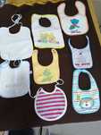 8 babetes bebé, local, desde 0 meses