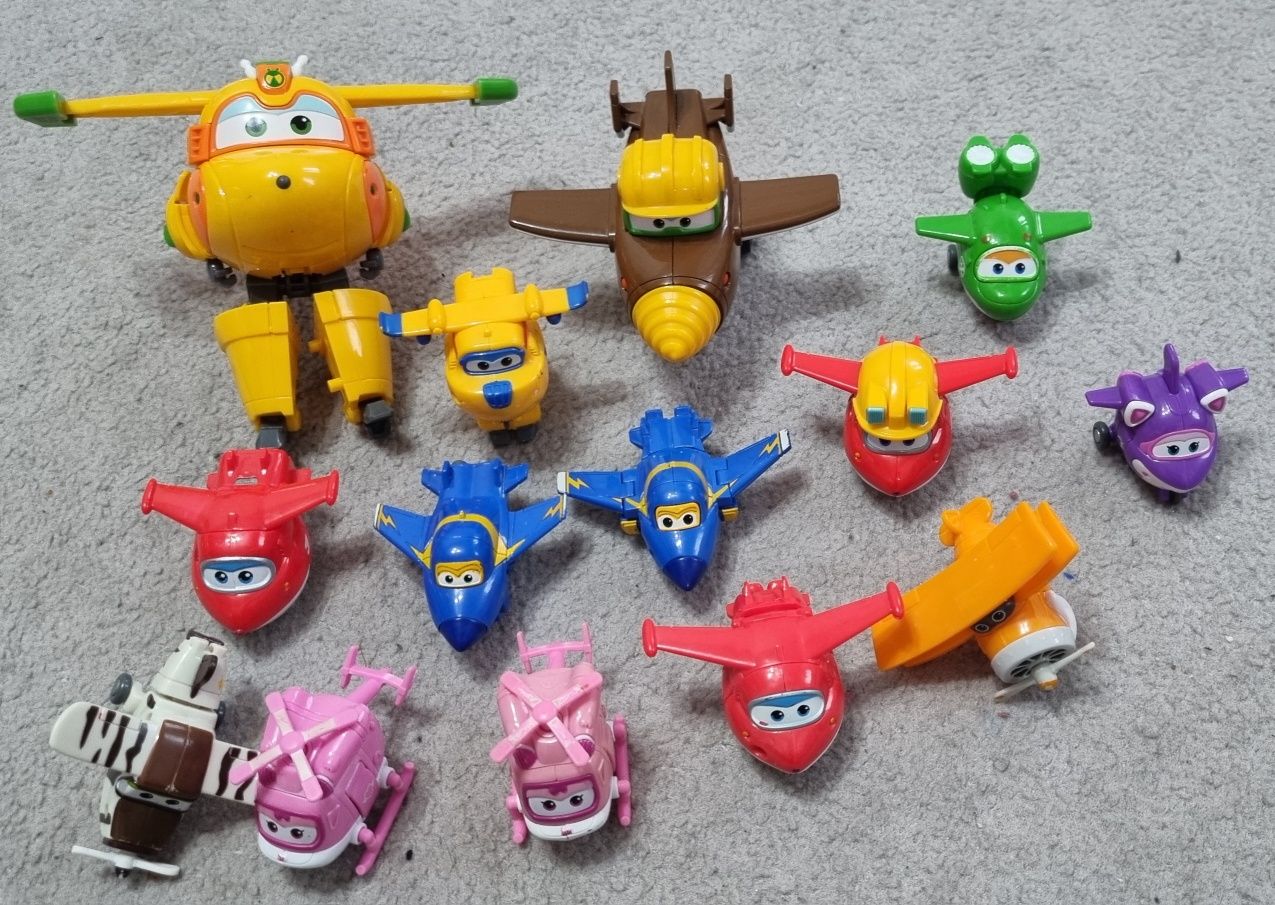 Super Wings na sztuki lub komplet  duży z dźwiękiem I światłem