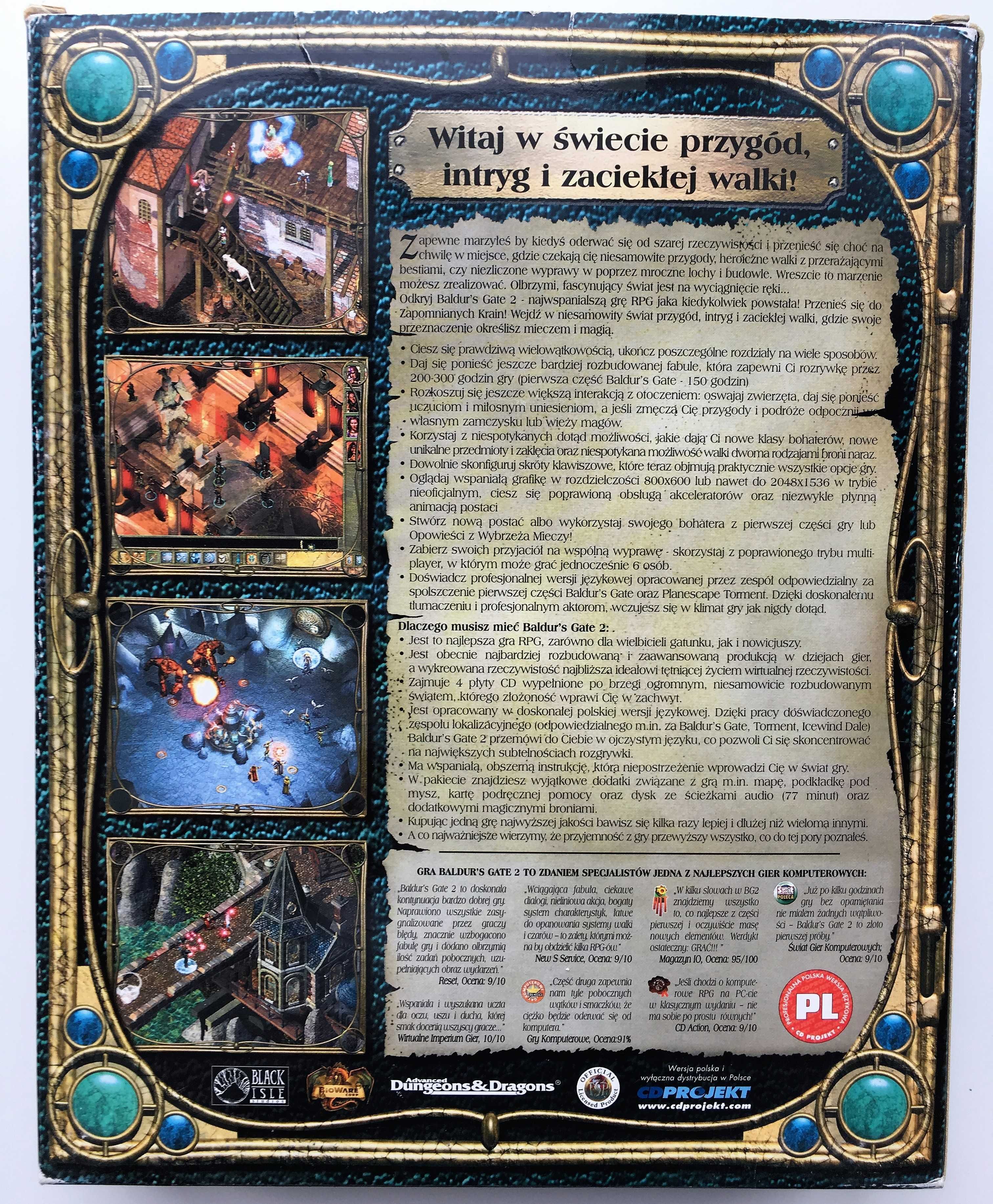 Baldurs Gate II PL - Big Box PC