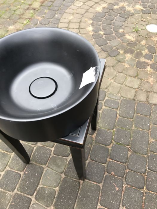 Umywalka nowa konglomerat czarna