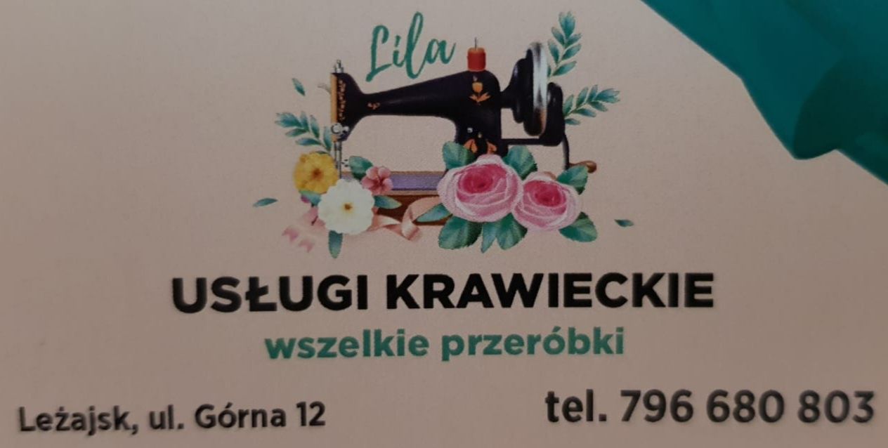 Usługi krawieckie przeróbki szycie od podstaw