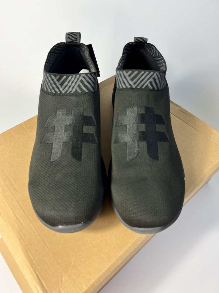 Nowe Rens buty męskie czarne sneakersy wsuwane  45 outlet