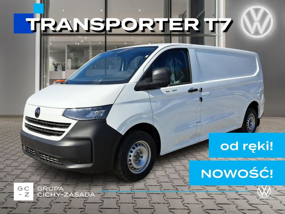 Volkswagen Transporter Furgon, 2,0 l TDI 170 KM / 8-bieg.automatyczna r. o: 3500 mm  Leasing 100,9%, Nowy T7, 170KM, Long, automat, od ręki!