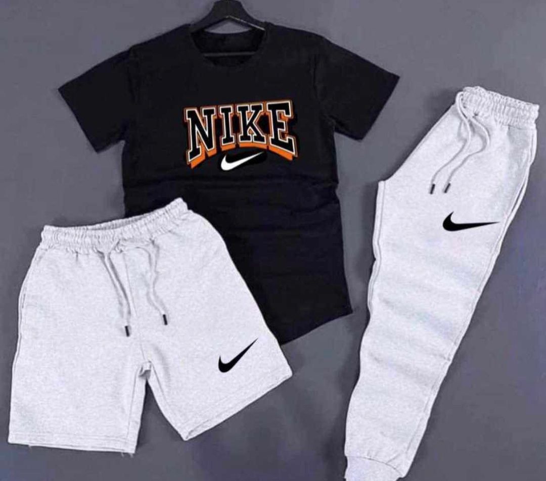 Zestaw Nike, Puma, Adidas - koszulka + spodnie dresowe + spodenki