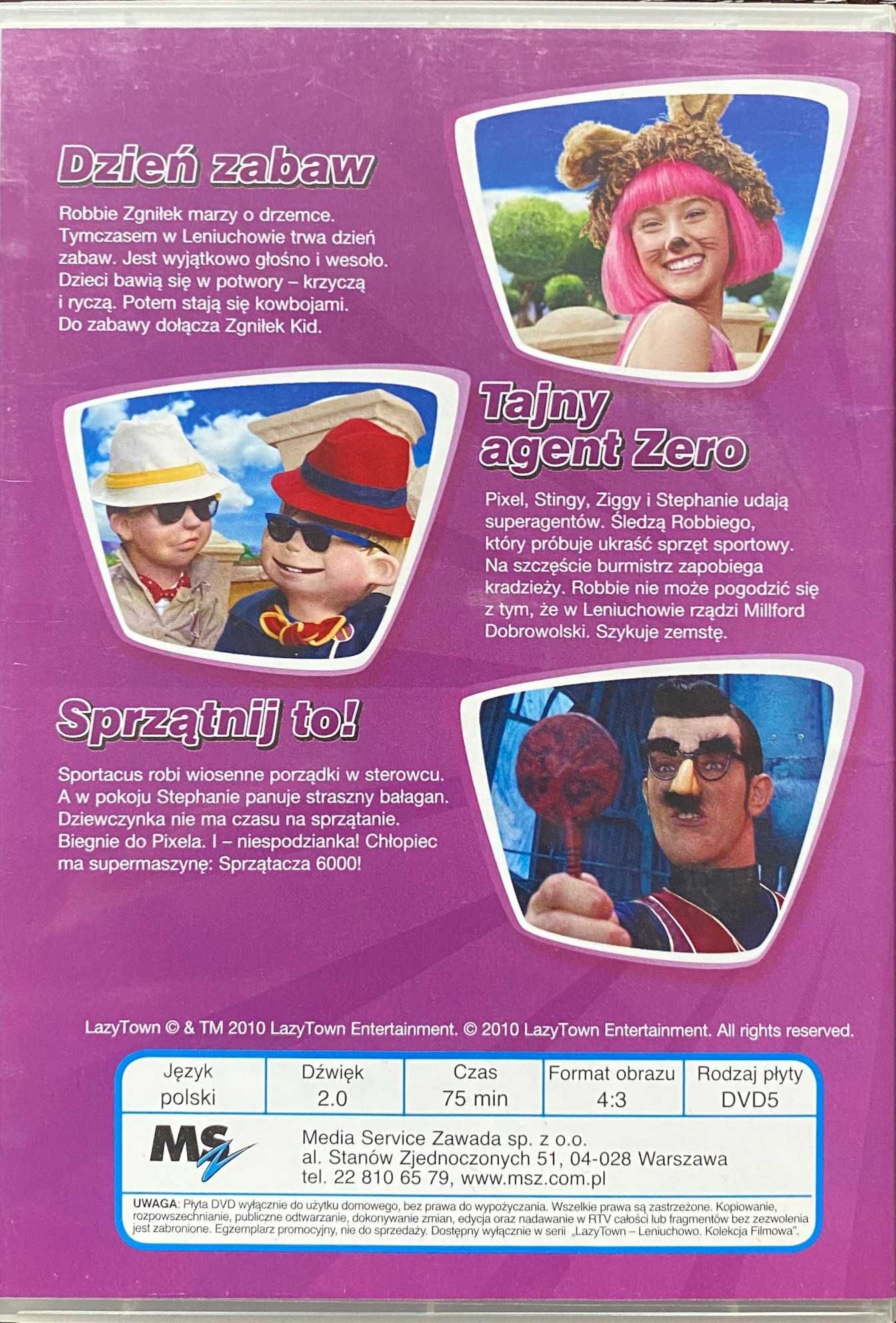 Film DVD Lazy Town Leniuchowo 3 FILMOWE PRZYGODY Dzień zabaw